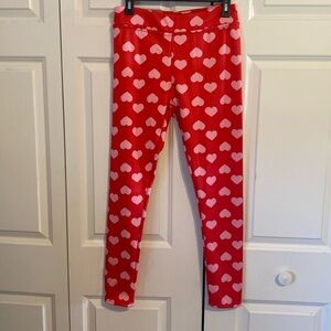 Serra Pink Hearts Joggers - Size M